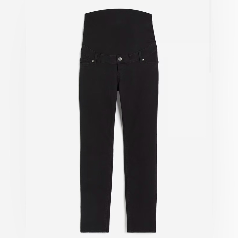 Black H&M MAMA Maternity skinny jeans